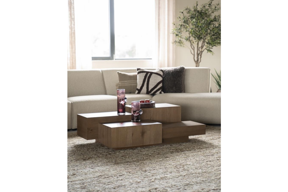 Eleonora Salontafel Quinten Rechthoek - Bruin 140x75cm - Afbeelding 4
