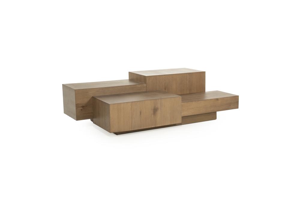 Eleonora Salontafel Quinten Rechthoek - Bruin 140x75cm
