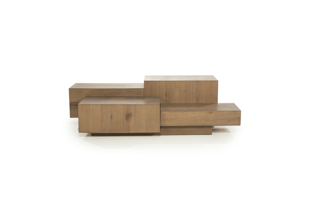 Eleonora Salontafel Quinten Rechthoek - Bruin 140x75cm - Afbeelding 14