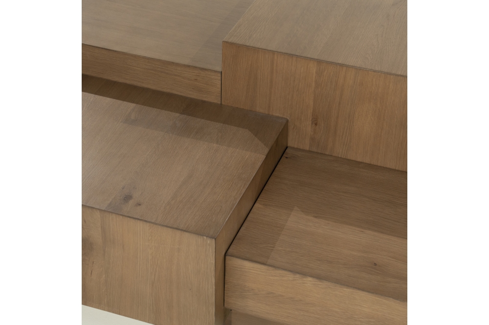 Eleonora Salontafel Quinten Rechthoek - Bruin 140x75cm - Afbeelding 13