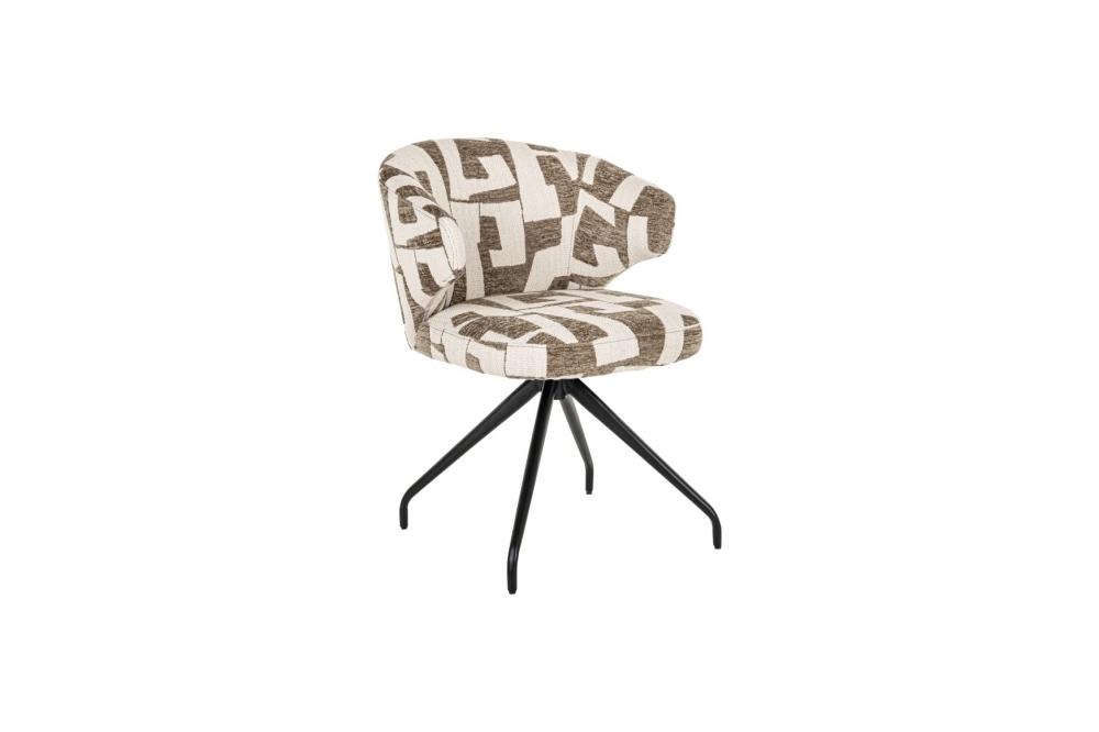 Richmond Interiors Draaifauteuil Milly - Moss Graffic