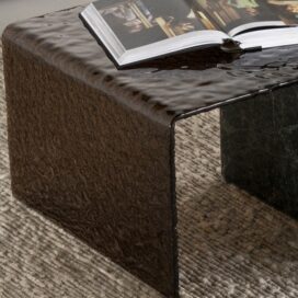 Alternative view of By-Boo Salontafel Ripple - Glas Bruin Laag 110x55cm