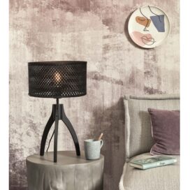 Alternative view of Good&Mojo Tafellamp Java 3-Poot - Zwart Bamboe 43cm