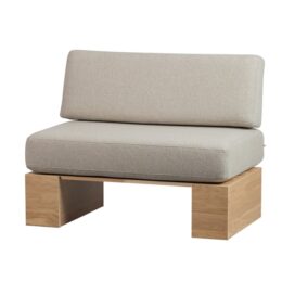 vtwonen Eat Up Muurbankje (incl. Kussens) - Eiken Beige Boucle 110cm