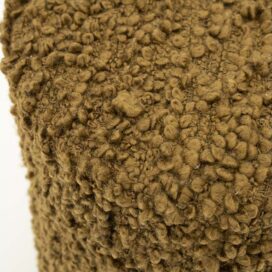 Alternative view of ​By-Boo Poef Vista - Large Mustard Grof Boucle 60cm