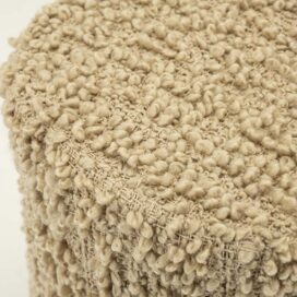 Alternative view of ​By-Boo Poef Vista - Small Beige Grof Boucle 40cm