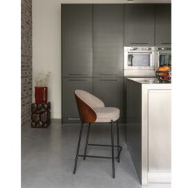 Alternative view of Dutchbone Counterstoel Rodin – Essenhout Beige (Zithoogte 65cm)