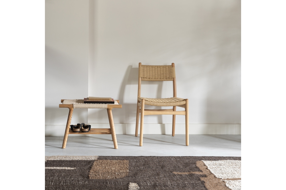 Dutchbone Eetkamerstoel Cecile - Beukenhout Naturel - Afbeelding 2