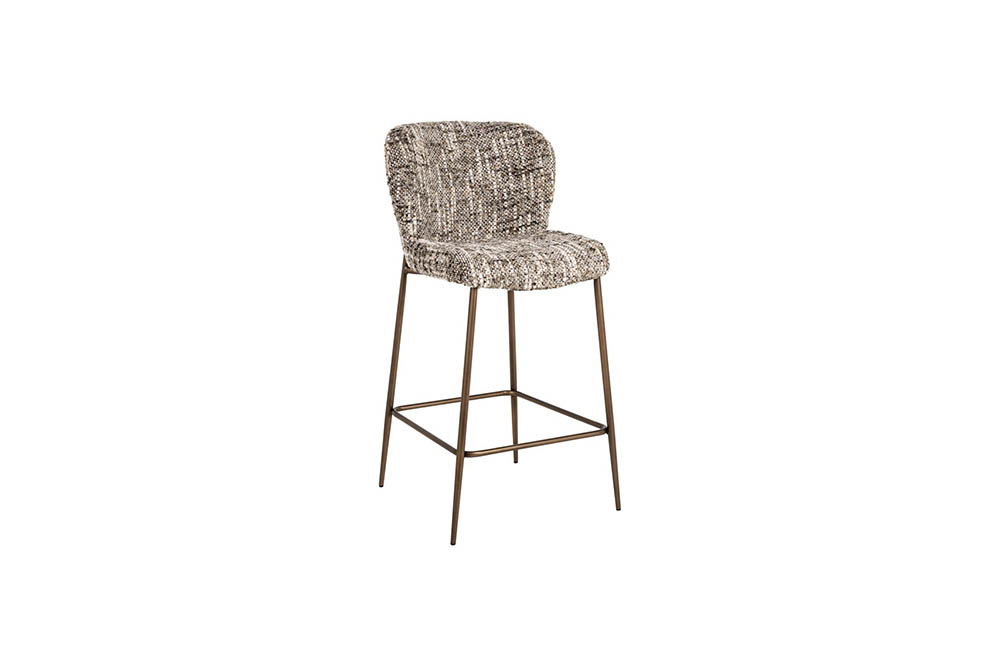 Richmond Interiors Barstoel Odarby - Brown Omara (Zithoogte 67cm)