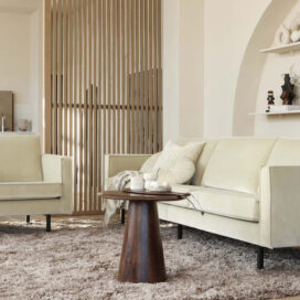 Alternative view of ​Woood Organische Bijzettafel Posture - Mangohout Walnoot 52x60cm