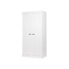Woood Connect Kledingkast 2-Deurs - Grenen Wit 195x94cm