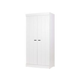 Woood Connect Kledingkast 2-Deurs - Grenen Wit 195x94cm