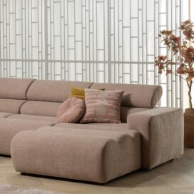 Alternative view of Woood Novi Chaise Longue Bank Rechts - Bouclé Taupe 300cm