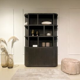 Alternative view of Livingfurn Boekenkast Novero - Eiken Espresso 220x145cm
