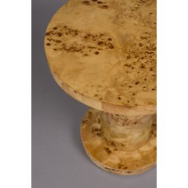 Alternative view of Dutchbone Bijzettafel Quinn - Naturel Rond 51x46cm