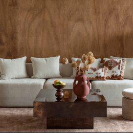 Alternative view of Dutchbone Salontafel Quinn - Walnoot Vierkant 90cm