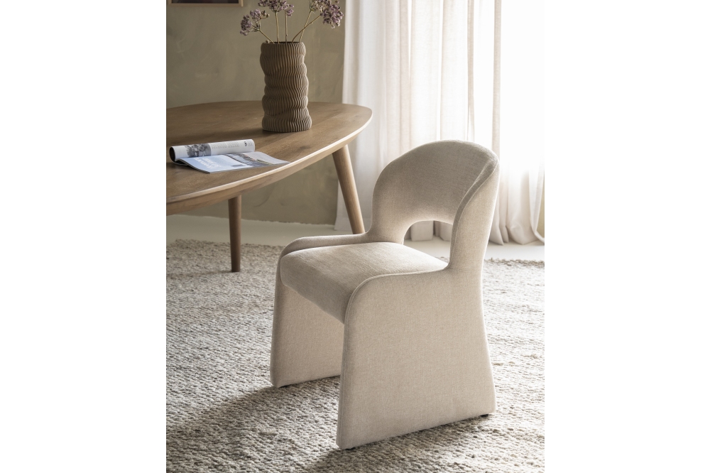 Eleonora Eetkamerstoel Odette - Beige Serene - Afbeelding 2
