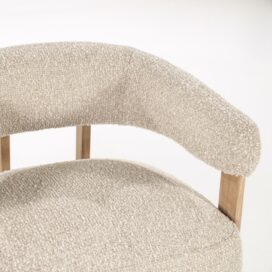 Alternative view of Eleonora Fauteuil Lola - Eikenhout Naturel Bruin Hush
