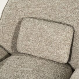 Alternative view of Eleonora Fauteuil Ryan met Hocker - Taupe Zora