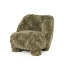 Eleonora Fauteuil Samson - Fluffy Groen Doodle