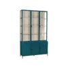 New Routz Vitrinekast Metaal Detroit 6-Deurs - Deep Blue 240x142cm