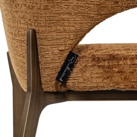 Alternative view of Richmond Interiors Eetkamerstoel Kenzi - Chenille Cognac Fusion