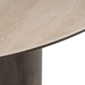 Alternative view of Richmond Interiors Ronde Eettafel Ritz - Eiken Travertine Ceramic 120cm