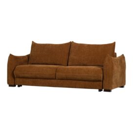 Woood 3-Zits Slaapbank Jonne – Chenille Bruin 233cm