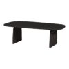 Woood Organische Salontafel Tablo - Eiken Blacknight 110x60cm