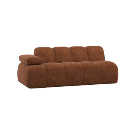 Woood Mojo 2-Zits Element Arm Links Wollig Roestbruin