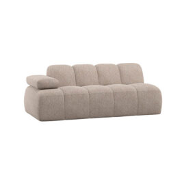 Woood Mojo 2-Zits Element Arm Links Wollig Donkerzand