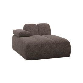 Woood Mojo Chaise Longue Element Links Wollig Bruin