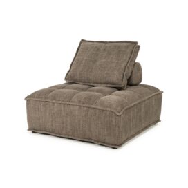 By-Boo Fauteuil / Zitkussen Hive - Geweven Stof Bruin