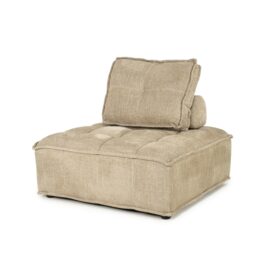 By-Boo Fauteuil / Zitkussen Hive - Geweven Stof Taupe