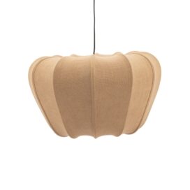 By-Boo Hanglamp Sora 1 - Stof Bruin 48cm