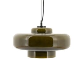 By-Boo Hanglamp Vetro - Glas Rond Groen