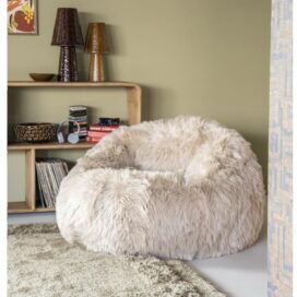 Alternative view of By-Boo Opblaasbare Ronde Fauteuil Snuzzle - Taupe Fluffy
