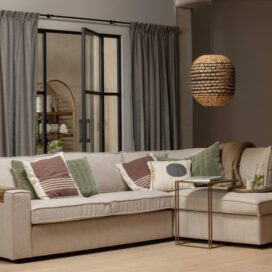 Alternative view of Woood Hoekbank Hajo Links - Boucle Naturel 283cm