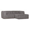 ​Woood Bean Chaise Longue Bank Rechts - Ribstof Terrazzo