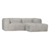 ​Woood Bean Chaise Longue Bank Rechts - Grove Melange Naturel