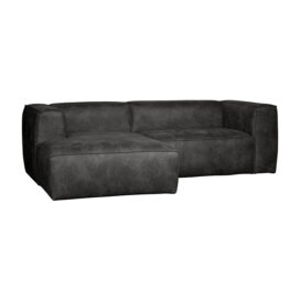 ​Woood Bean Chaise Longue Bank Links - Ecoleer Zwart (254 cm)