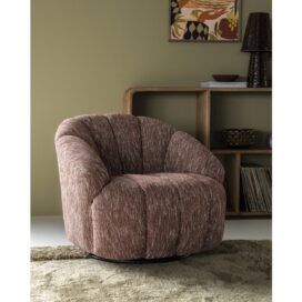 Alternative view of By-Boo Draaifauteuil Sogno - Geweven Stof Burgundy