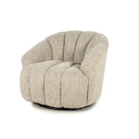 By-Boo Draaifauteuil Sogno - Geweven Stof Taupe