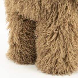 Alternative view of By-Boo Poef Krukje Doodly - Taupe 40cm