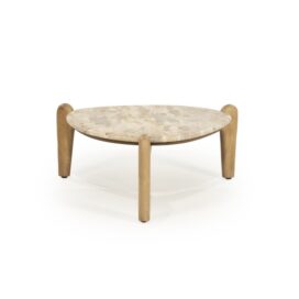 By-Boo Salontafel Marnish - Small Mangohout Marmer 70cm