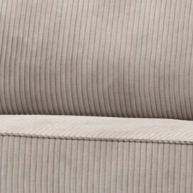 Alternative view of ​Woood Rodeo Hoekbank Rechts - Ribstof Ecru