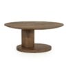 Eleonora Organische Salontafel Novia Small - Mangohout Lichtbruin 90x60cm