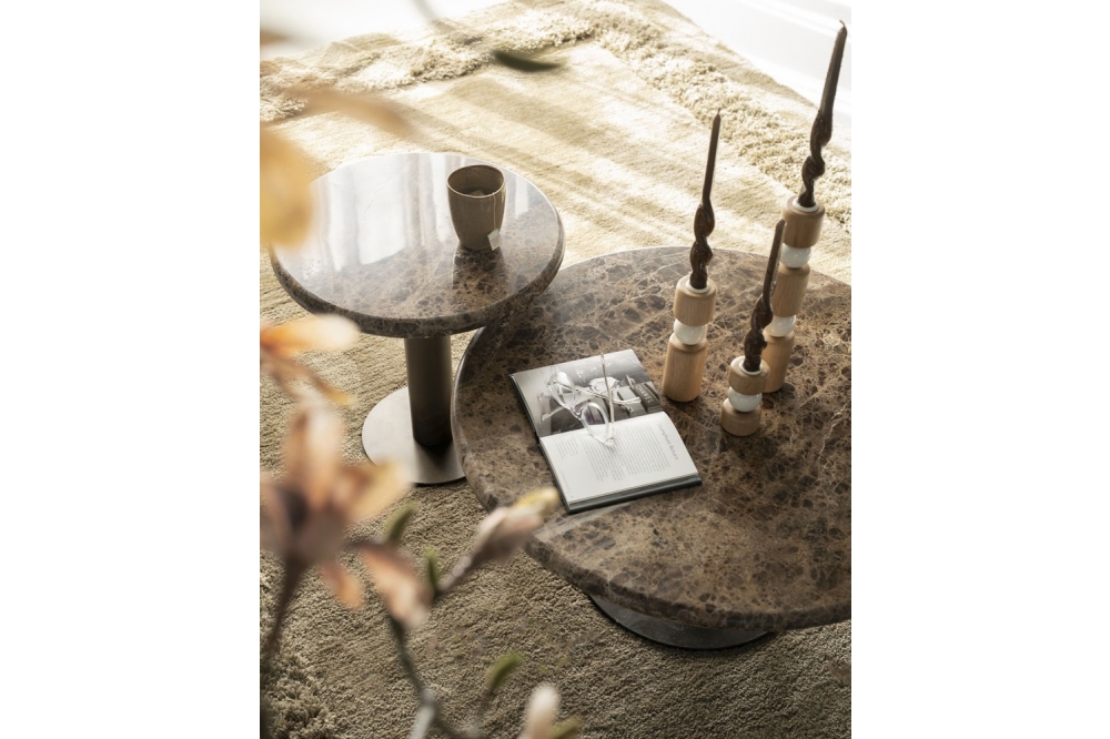 Eleonora Ronde Salontafel Luigi - Marmer 75cm - Afbeelding 2