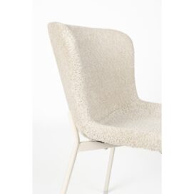 Alternative view of Hip District Eetkamerstoel Marion - Boucle Off White