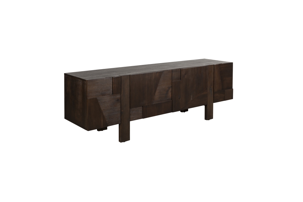 Dutchbone Dressoir Bruneau - Acaciahout Walnoot 188cm - Afbeelding 13